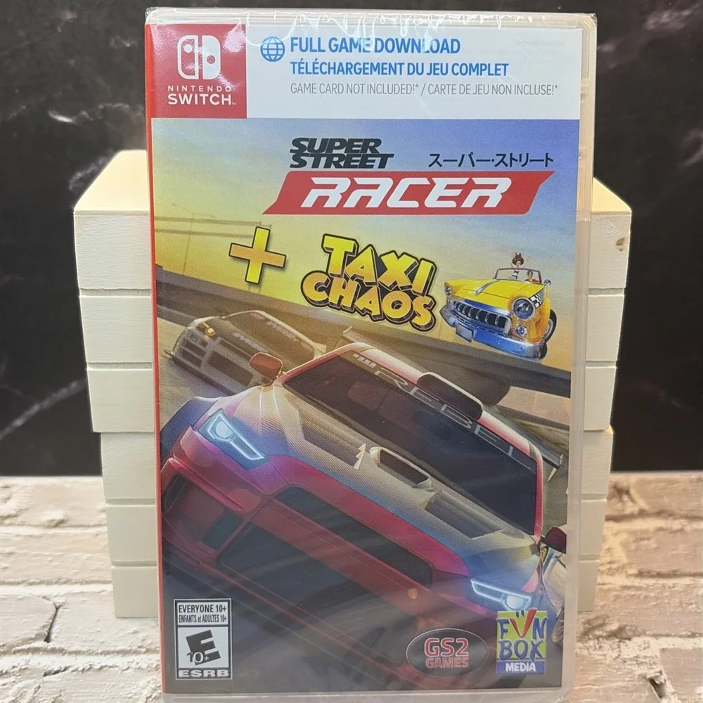 Super Street Racer and Taxi Chaos (Nintendo Switch) - Brand New - Box 2-in-1